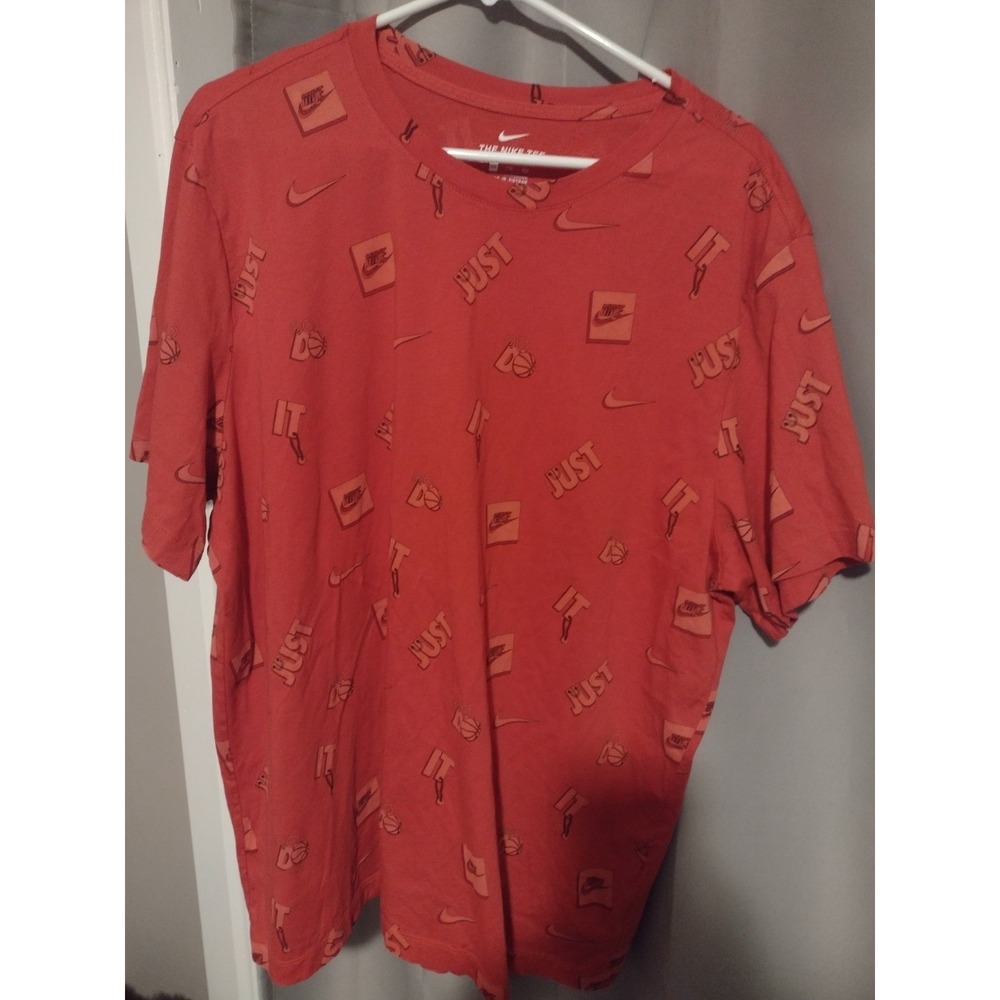 Nike Red Mens XXL Just Do It T-shirt